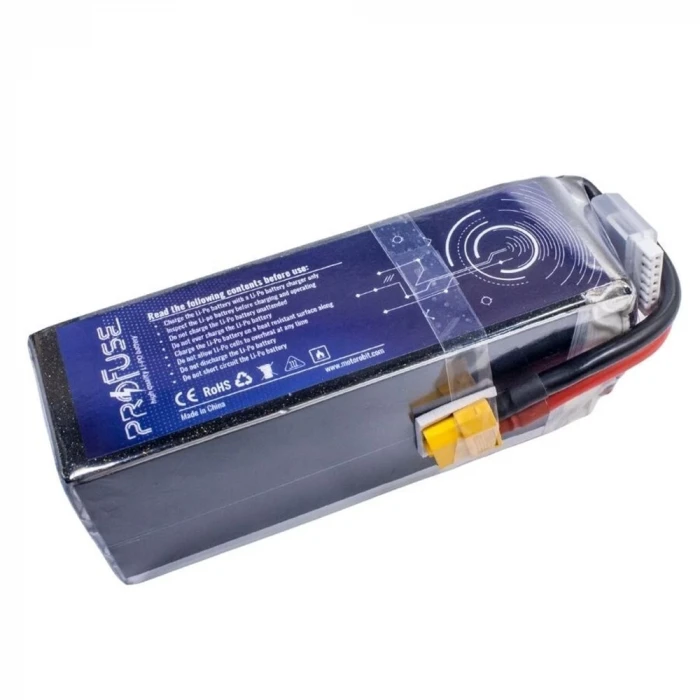 22,2V 6S 5000Mah 65C Lipo Batarya