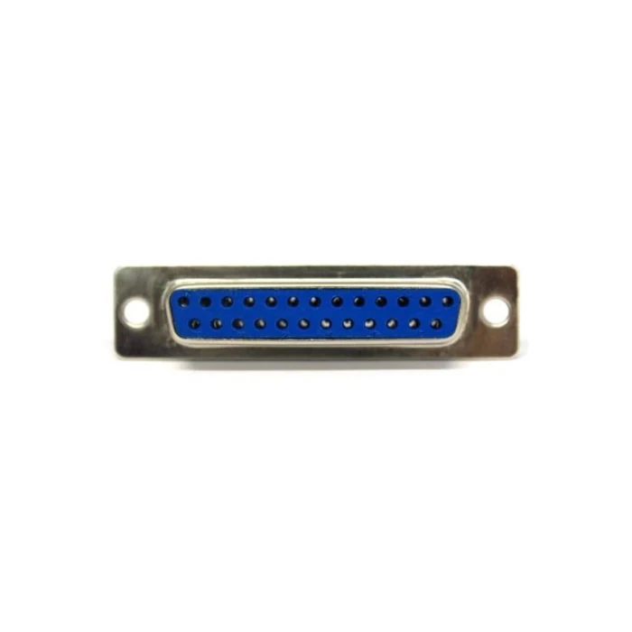 25 Pin Dişi D-Sub Konnektör Lehim Tip