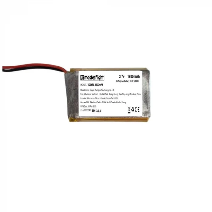 3.7V Li-po Pil - 1800mah 1s Lityum Polymer Batarya