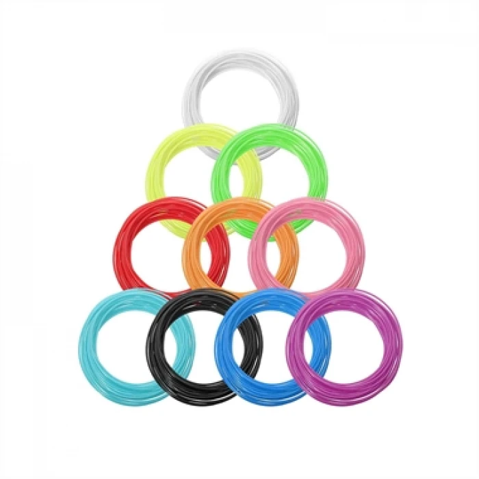 3D Kalem Pla Filament 3D Yazıcı Uyumlu 5 Renk 10 Metre