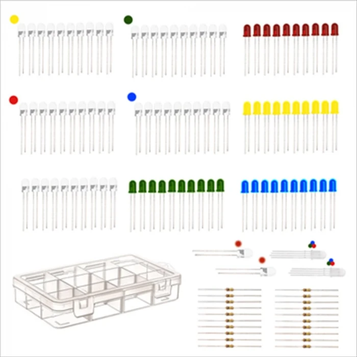 5mm Süper Diyot Led Seti - 14 Parça 115 Adet