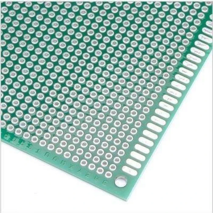 8x12cm Çift Yüzlü Delikli Pertinaks Levha PCB