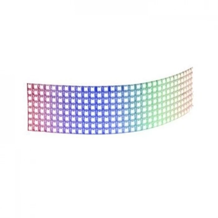 8x32 Esnek RGB Led Matrix (NeoPixel) - Flexible