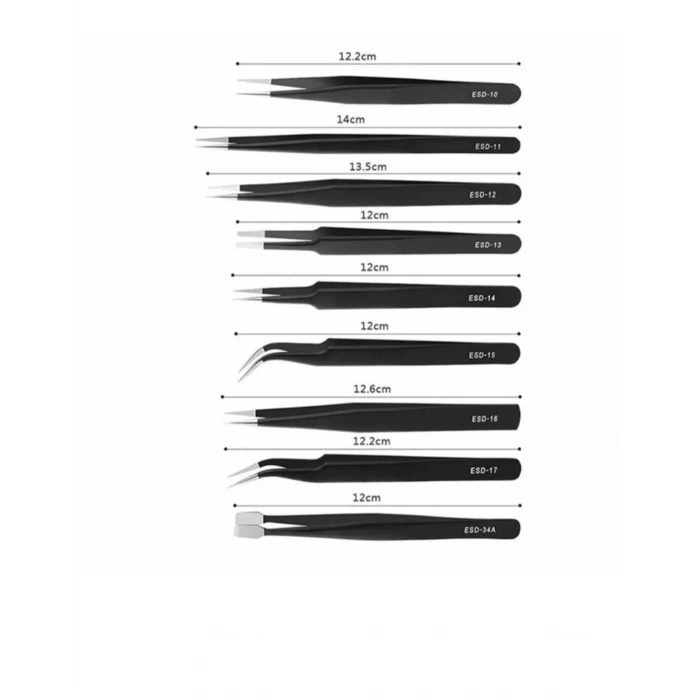 9 Parça Paslanmaz Çelik Cımbız Seti