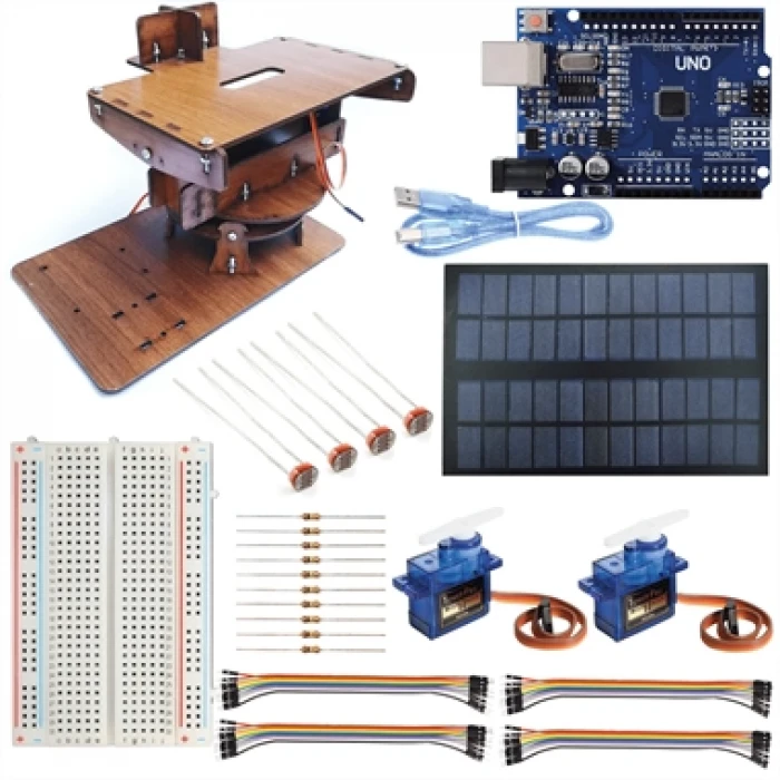 Arduino Güneş Takip Projesi Combo Set - DIY (Demonte)