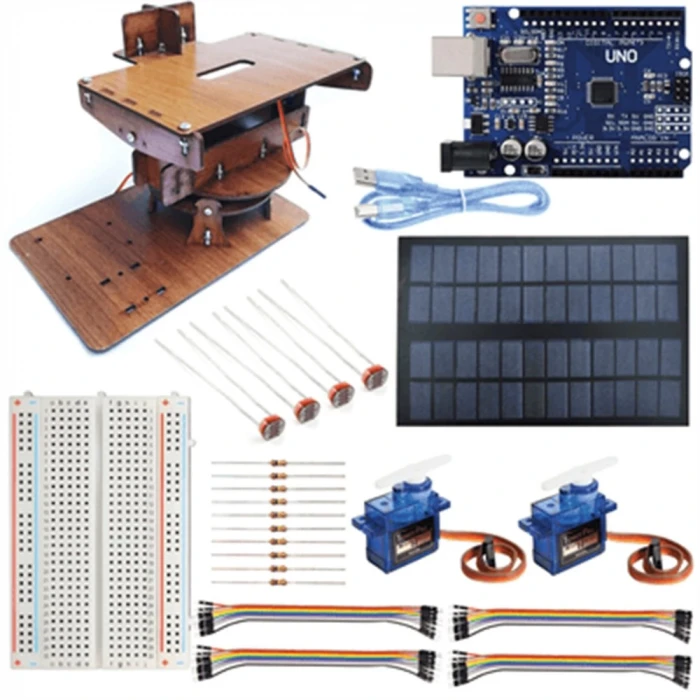 ARDUİNO GÜNEŞ TAKİP PROJESİ COMBO SET - DIY (DEMONTE)
