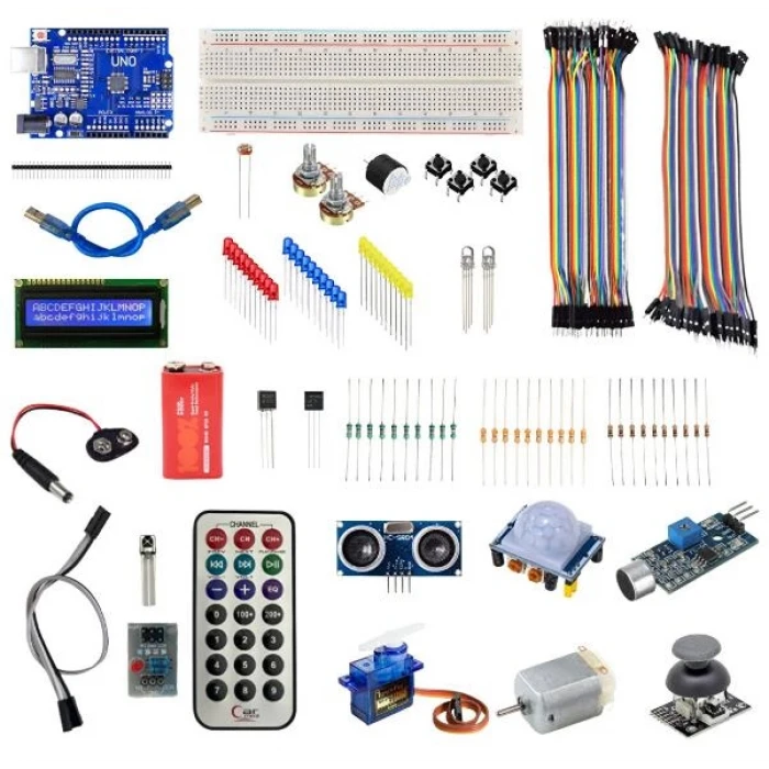 Arduino Süper Başlangıç Seti - 29 Çeşit 167 Adet