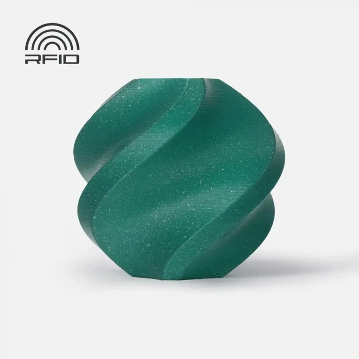 Bambu Lab Pla Sparkle-Alpine Green Sparkle 1Kg Filament