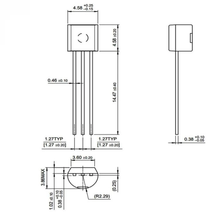 BC308 PNP Tip Transistör