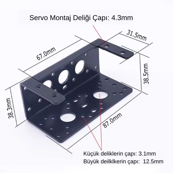 Çok Fonksiyonlu Servo Motor Tutucu - DS5160 DS51160