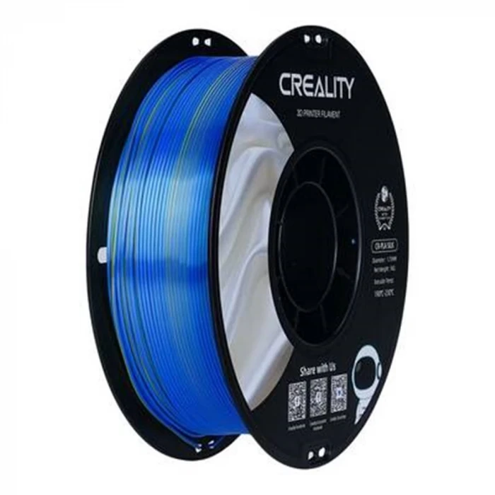 Creality Cr-Silk Filament - Sarı-Mavi - 1 Kg - Çift Renkli