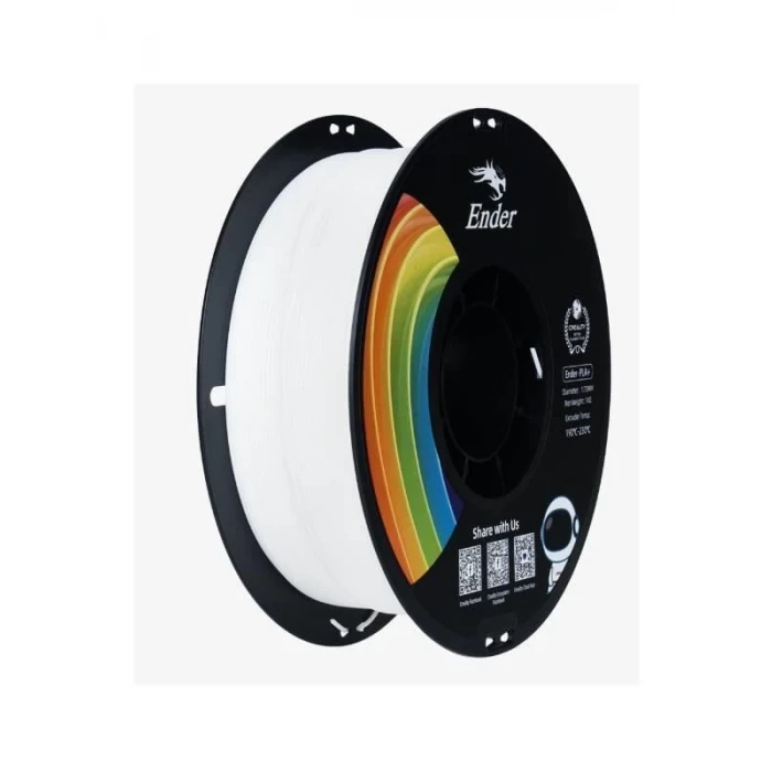 Creality Ender PLA+ Filament Beyaz 1.75mm 1kg