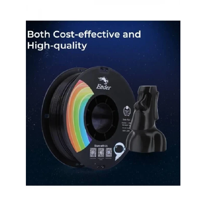 Creality Ender PLA+ Filament Beyaz 1.75mm 1kg