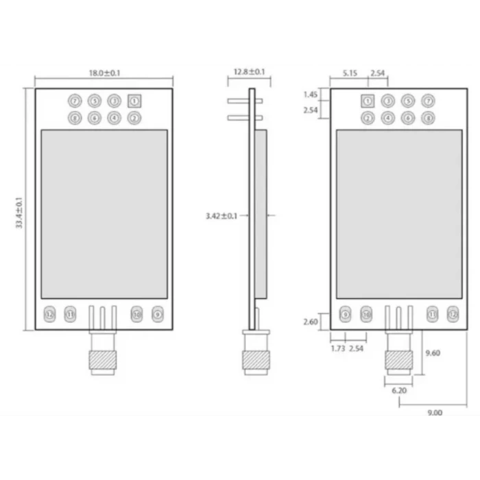 EBYTE E01-2G4M27D 5km 27dBm LoRa Kablosuz Haberleş
