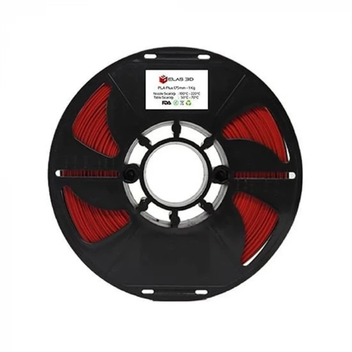 Elas 1.75mm Kırmızı Pla Plus Filament