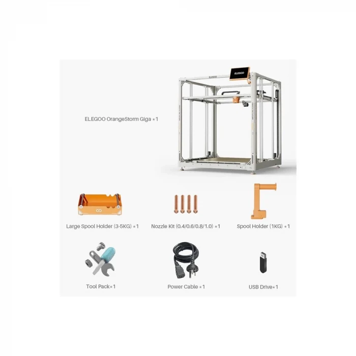 ELEGOO OrangeStorm Giga 3D Yazıcı