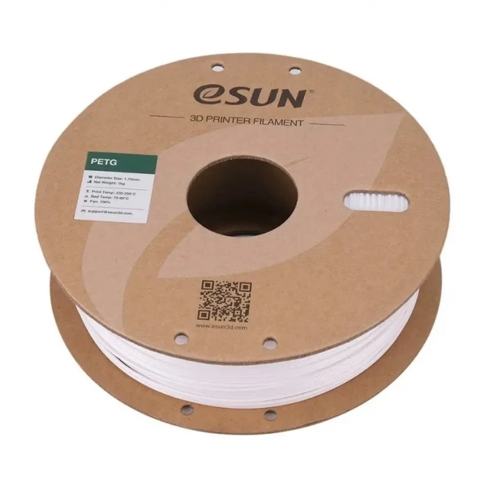 eSUN Beyaz Petg Filament 1.75mm 1 KG