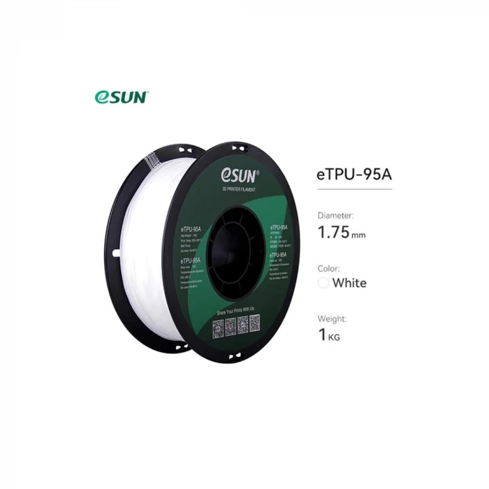 ESUN ETPU-95A FİLAMENT GRİ