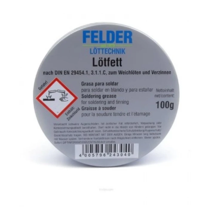 Felder Lötfett Lehim Pastası 100gr