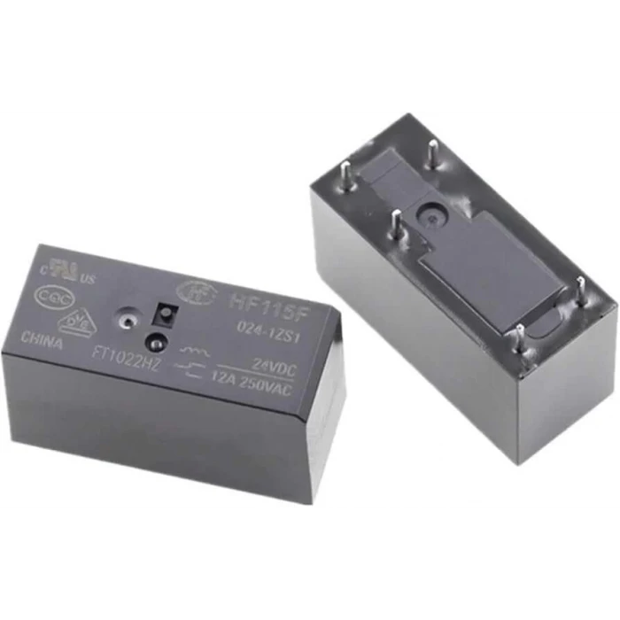 Hongfa HF115F/024-1ZS1 24V 12A Tek Kontak Röle