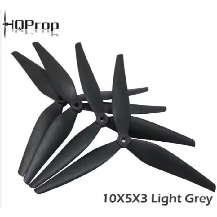 HQProp 10X5X3 1050 3 Bıçak FPV Drone Pervane Seti 2CW + 2CCW