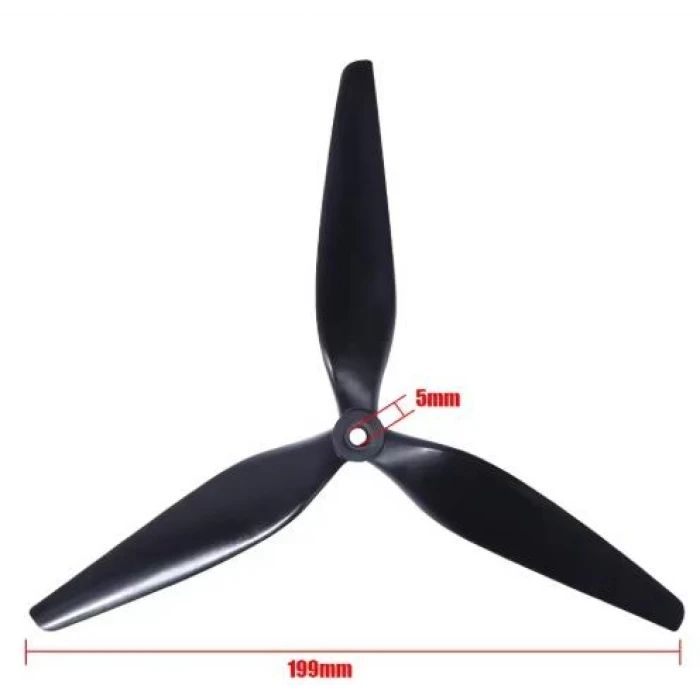 HQProp 9X5X3 9050 3-Blade PC Propelle CW + CCW