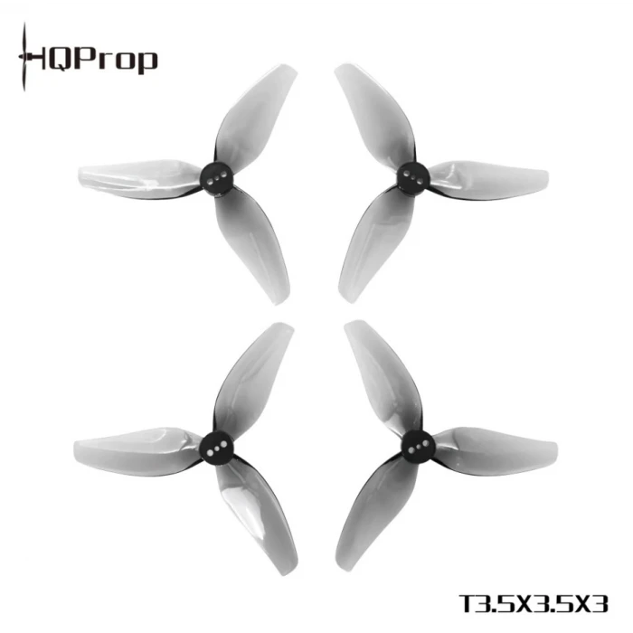 HQProp T3.5X3.5X3 Gri Poly Carbon 1.5MM 2CW+2CCW Drone Pervanesi