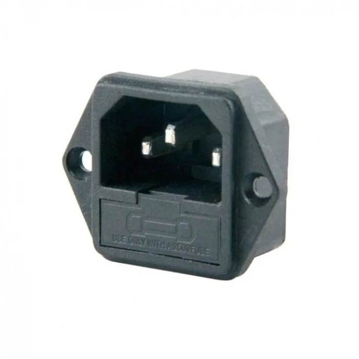 IC-213 Power Soket Erkek Fuseli Kulaklı