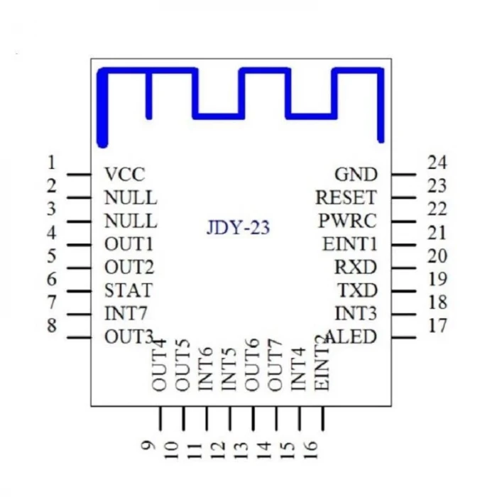 JDY-23 CC2541 Bluetooth 5.0 Düşük Enerjili Bluetooth Modül