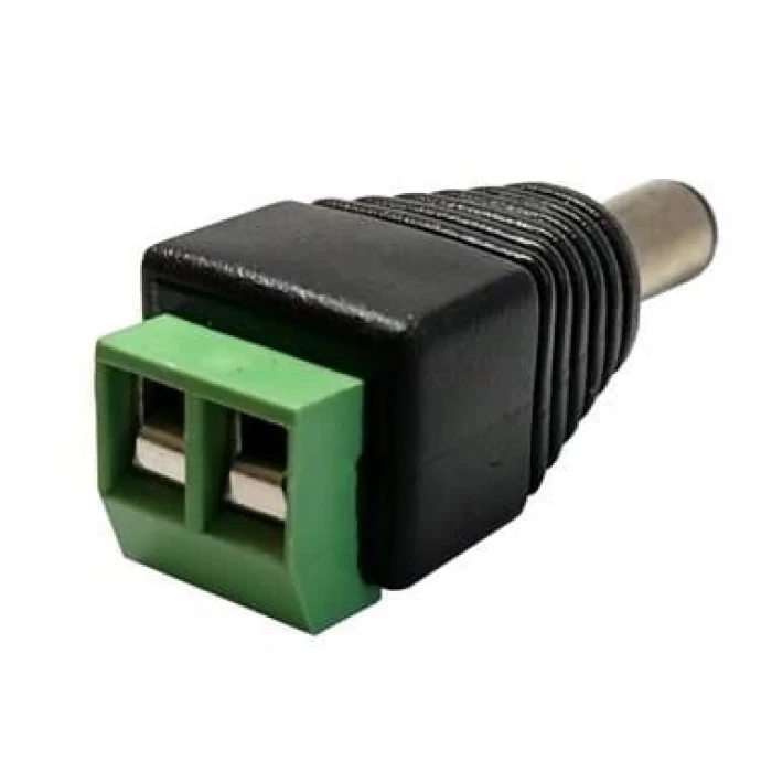 Klemens Girişli Erkek DC Barrel Soket Jack