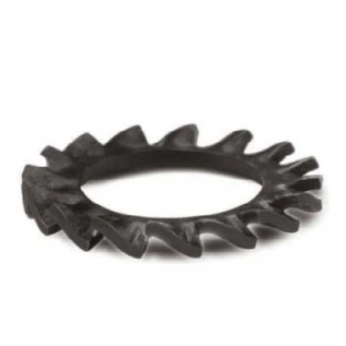 M4 Tırtıllı Pul DIN6798 Demir Siyah