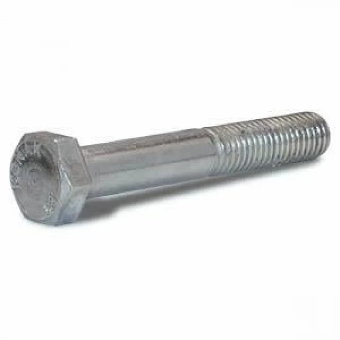 M6x45mm Civata Beyaz Altıköşe Yarım Diş