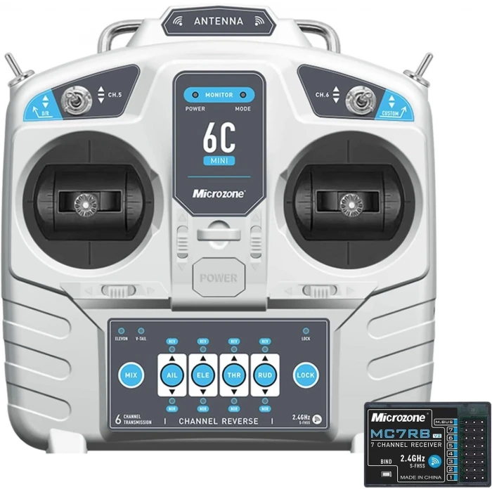Microzone MC6C 2.4GHZ 6 Kanal Alıcı-Verici Drone Kumandası