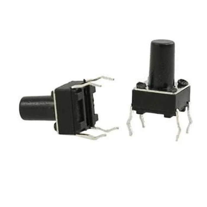 Mini Tact Switch Buton 6 x 6 x 10mm - 4 Pin
