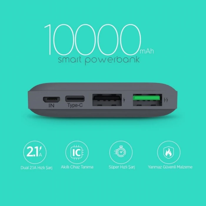 Polosmart PSM71 10000mAh Powerbank
