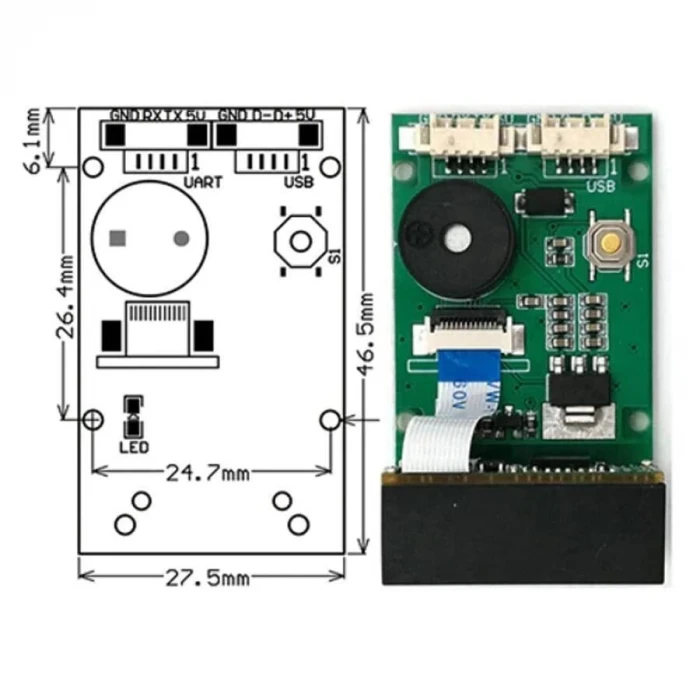 QR Barkod Tarayıcı GM67