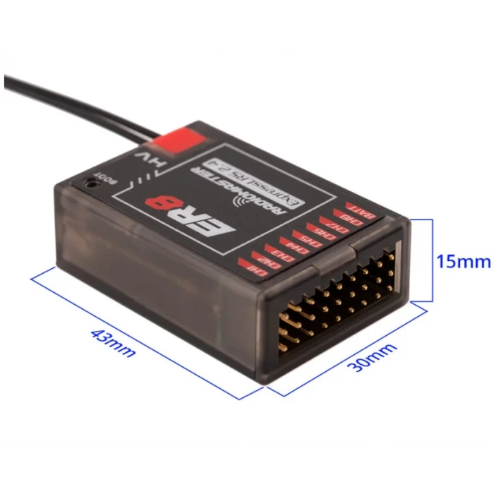 Radiomaster ER8 2.4Ghz ELRS PWM Receiver