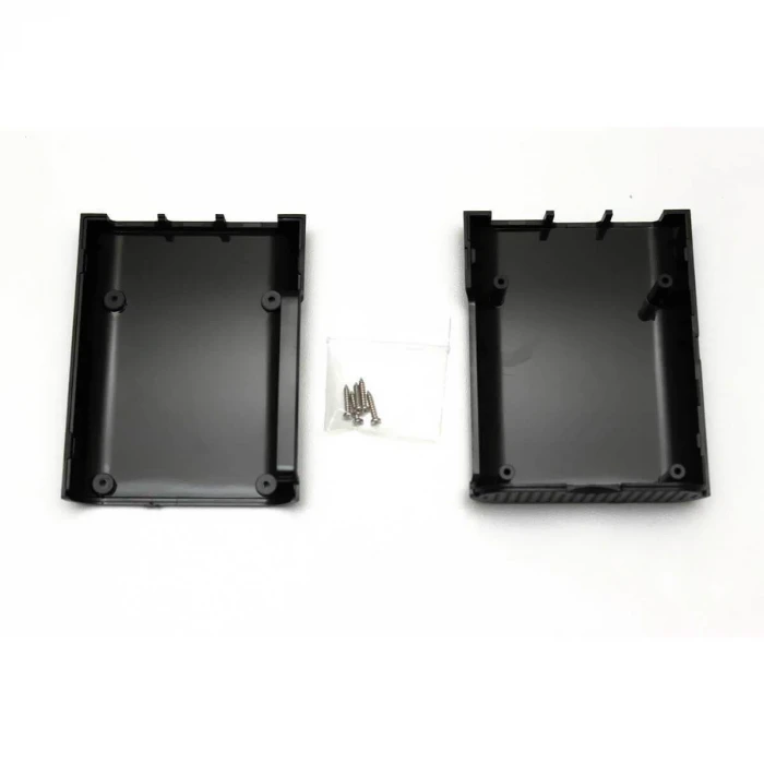 Raspberry Pi 4 Oval Siyah Muhafaza Kutusu