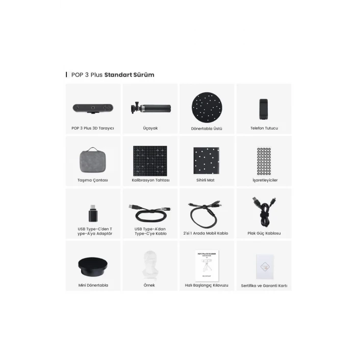 Revopoint Pop 3 Plus Standart Edition 3d Scanner