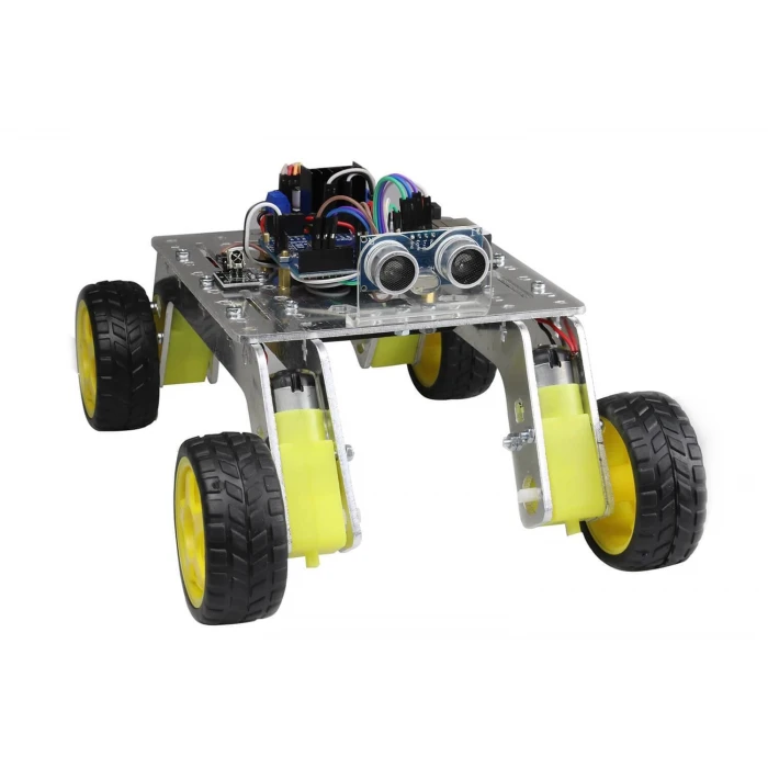 Rover 4x4 Arazi Robot Kiti (Alüminyum Gövdeli) (de