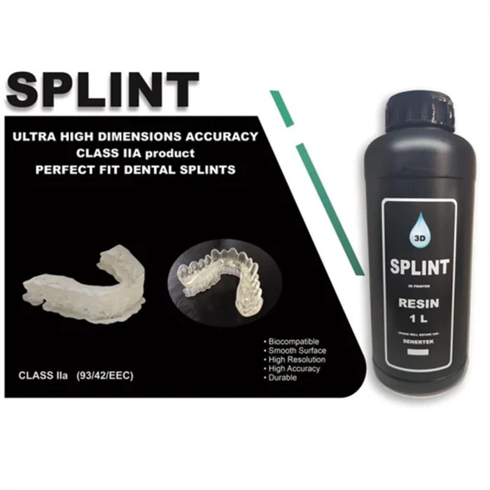 Senertek Splint Dental Plak Reçinesi 1L