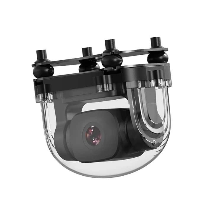 SIYI A2 mini Ultra Geniş Açı FPV Gimbal Tek Eksenli Eğim, 160 Derece FOV, 1080p Starlight Kamera Sensörü, IP67 Su Geçirmez, Ters Mod Desteği