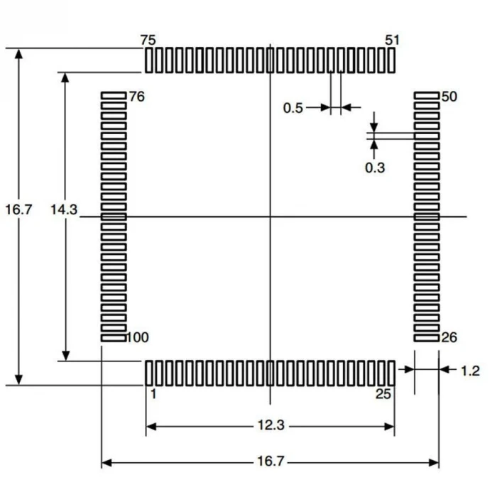STM32F103VET6 Smd 32-Bit 72MHz LQFP-100 Mikrodenetleyici