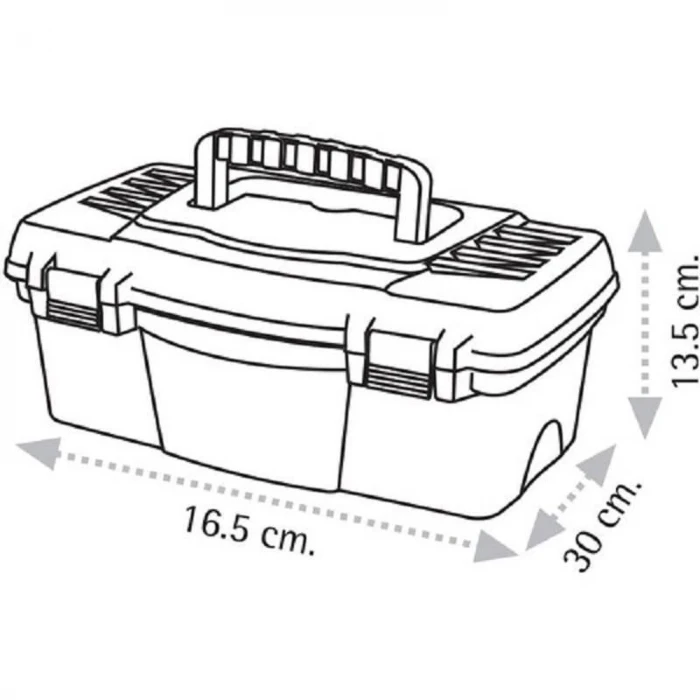 Süper Bag ASR-2069 13 Power Plastik Kilitli Takım Çantası