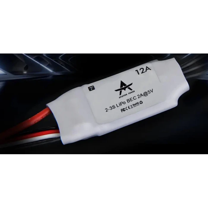T-Motor ESC AT12 Amper 2-3S Drone Motor Sürücüsü