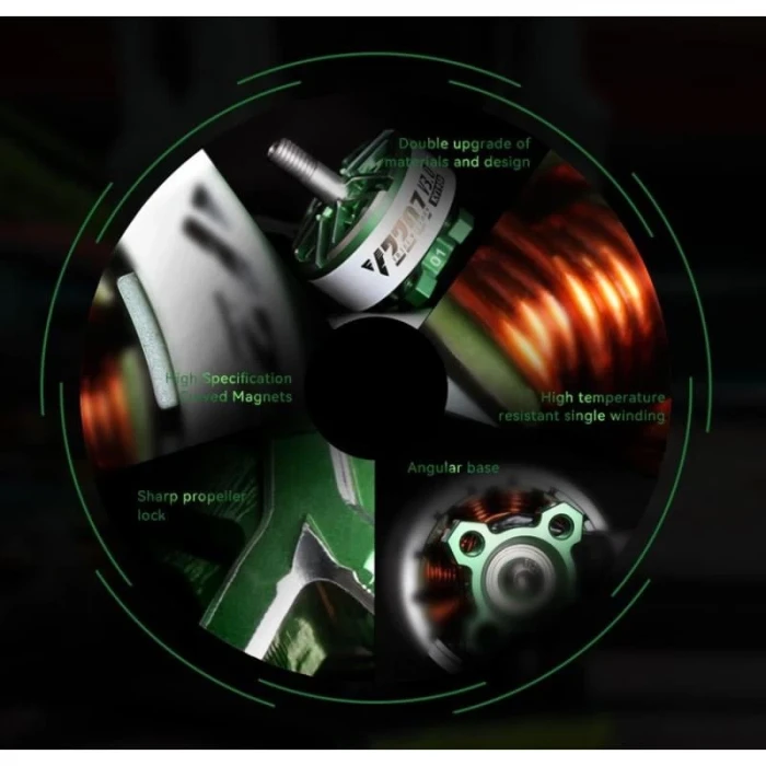 T-Motor Velox 1950KV 2207 V3.0 5” 4-6S FPV Drone Motoru