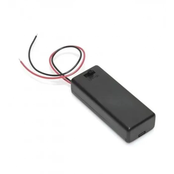 Tekli AA Kutulu Switchli Kalem Pil Yuvası 1XAA