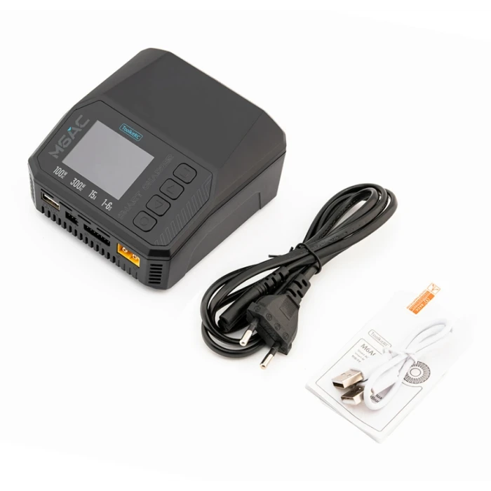 ToolkitRC M6AC LiPo Şarj Cihazı 300W LiHV LiFe Li--Ion LTO Pb NiMH NiCd