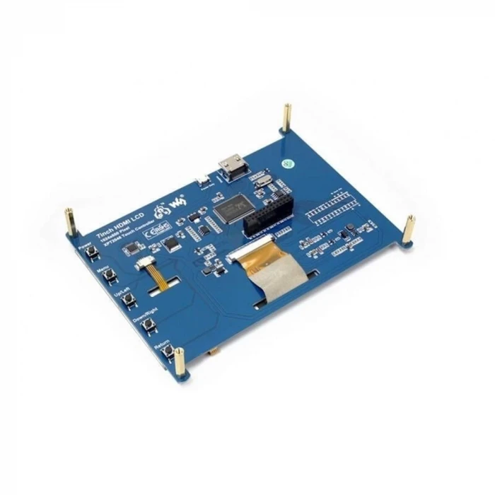 Waveshare Raspberry Pi 7 1024X600 Hdmı Dokunmatik Ips Lcd