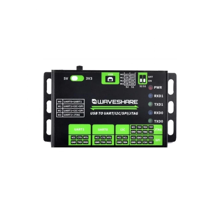 Waveshare USBden UART/I2C/SPI/JTAG Dönüştürücü